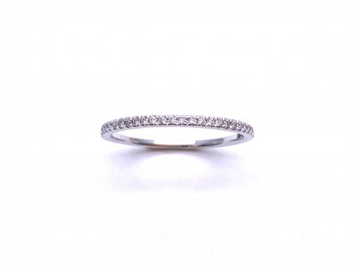 Platinum Diamond Eternity Ring 0.10ct