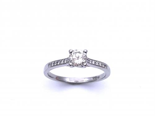 Platinum Diamond Solitaire Ring