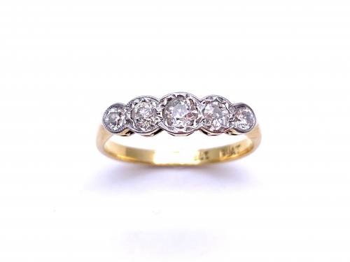 Diamond 5 Stone Ring Est 0.50ct