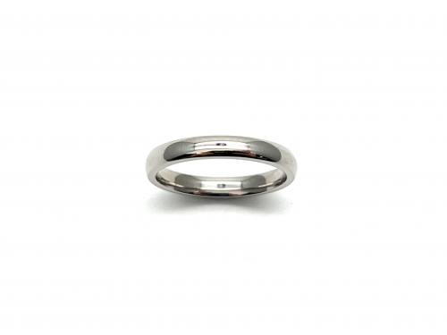 Palladlium 3mm Wedding Ring