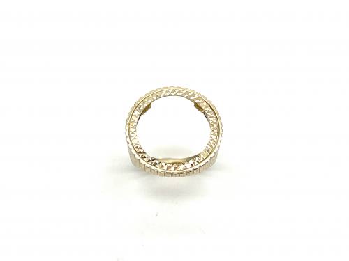 9ct Yellow Gold Full Sovereign Ring Mount