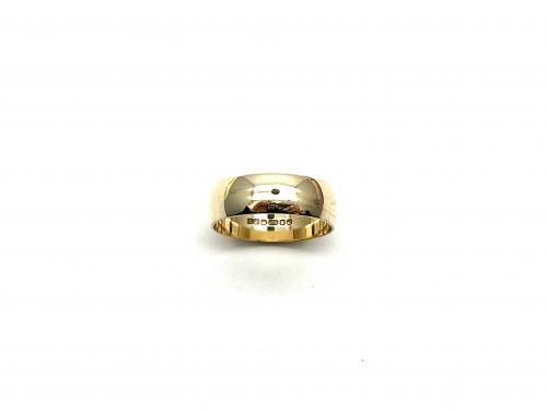 9ct yellow Gold 6mm Wedding Ring