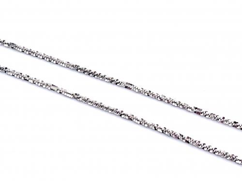 9ct White Gold Fancy Necklet