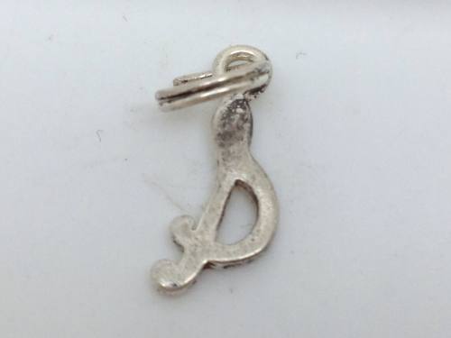 Silver Initial S Charm