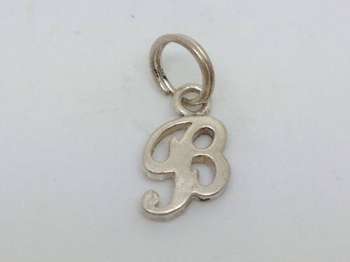 Silver B Initial Charm