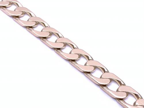 9ct Yellow Gold Curb Bracelet 7 1/2 In