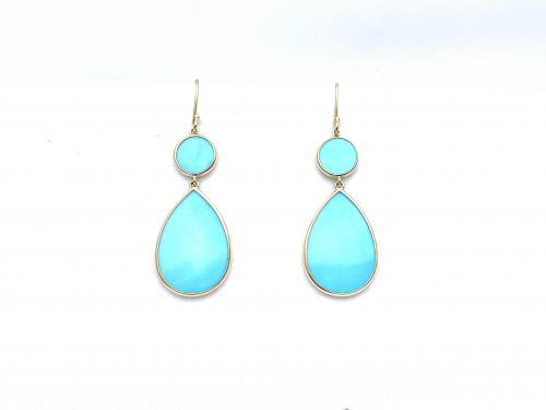 18ct Ippolita Turquoise Earrings