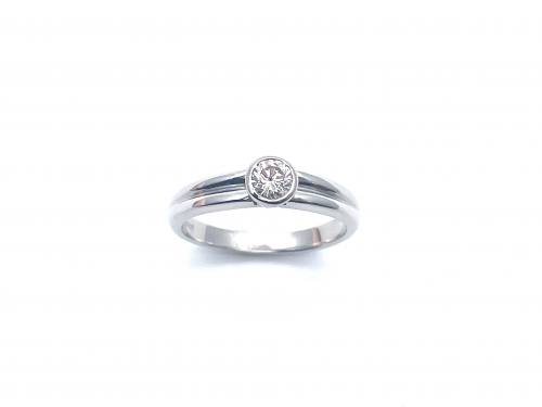 Platinum Diamond Solitaire Ring