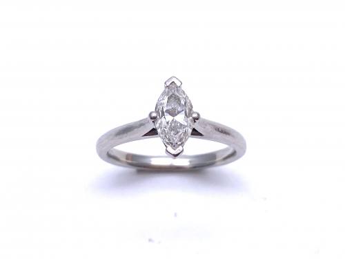 Platinum Marquise Diamond Ring 1.02ct