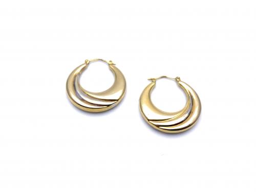 9ct Yellow Gold Hoop Earrings