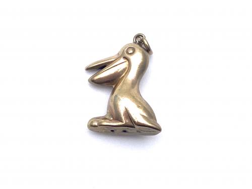 9ct Yellow Gold Pelican Charm