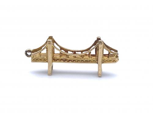 9ct Yellow Gold Bridge Charm