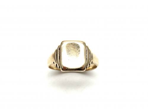 9ct Yellow Gold Square Signet Ring