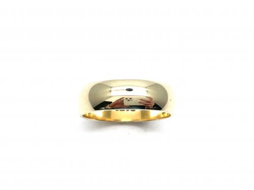 9ct Yellow Gold 6mm Wedding Ring