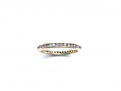 9ct Yellow Gold Diamond Eternity Ring