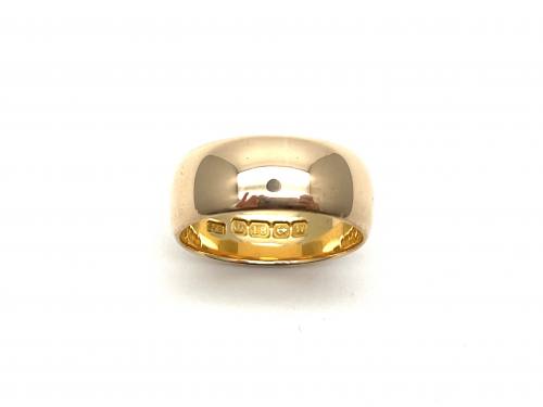 18ct Yellow Gold 8mm Wedding Ring