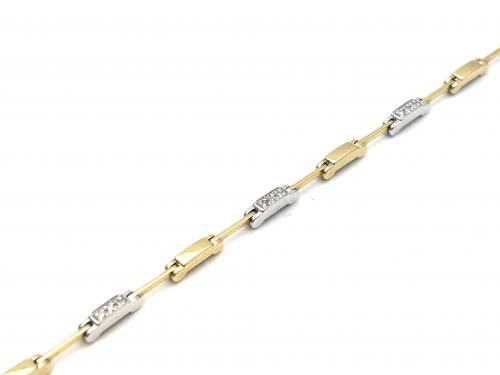 18ct Diamond Bracelet Est 0.22ct