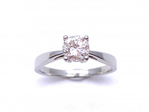 Platinum Diamond Ring Est 0.55ct