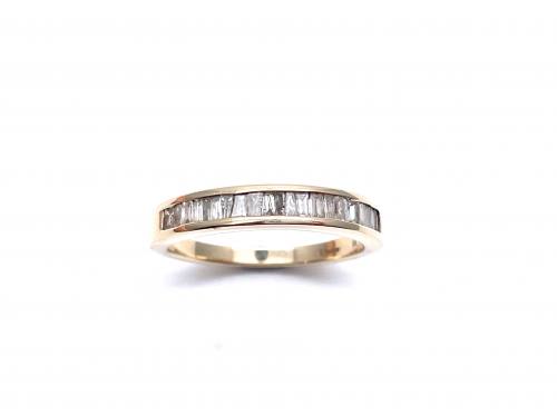 9ct Yellow Gold Diamond Eternity Ring