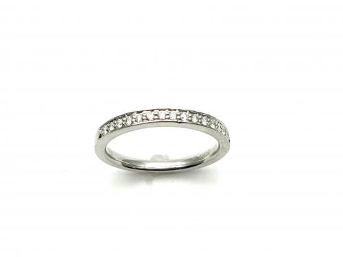 Platinum Diamond Eternity Ring 0.13ct