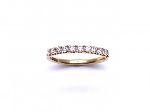 18ct Yellow Gold Diamond Eternity Ring 0.33ct