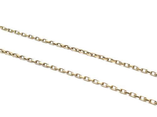 9ct Yellow Gold Trace Chain 37 inch