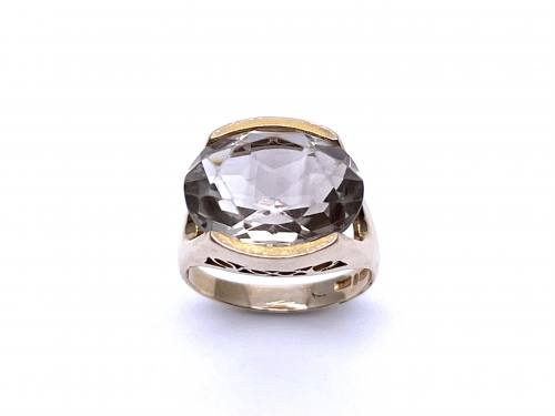 9ct Smokey Quartz Solitaire Ring