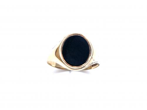 9ct Yellow Gold Onyx Signet Ring