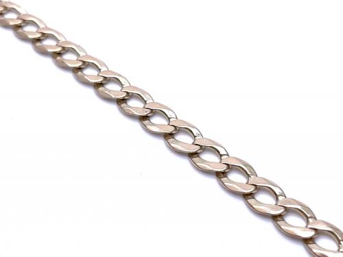 9ct Yellow Gold Flat Curb Bracelet