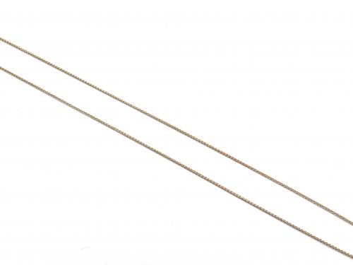 9ct Yellow Gold Spiga Chain 22 inch