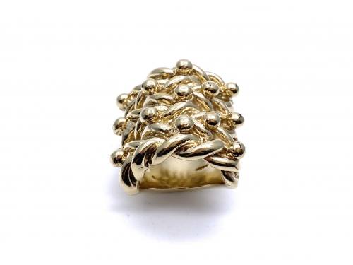 9ct Yellow Gold Keeper Ring