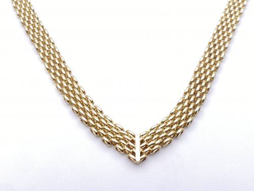 9ct Yellow Gold Fancy Necklet