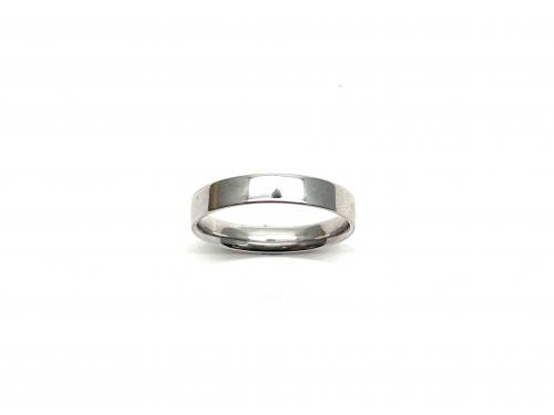 18ct White Gold 4mm Wedding Ring