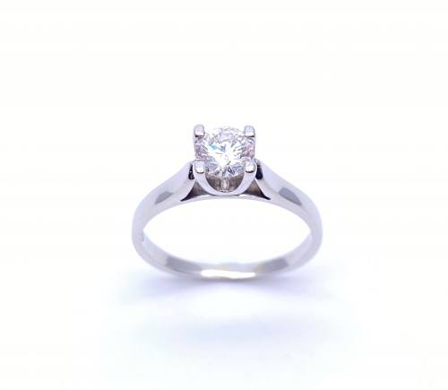 Platinum Diamond Solitaire Ring 0.55ct