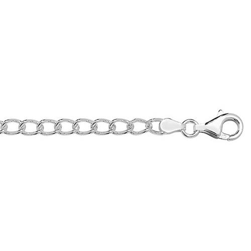 Silver Light Curb Bracelet