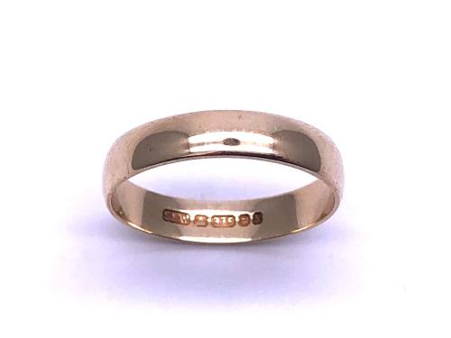 9ct Yellow Gold Wedding Ring 3.5mm