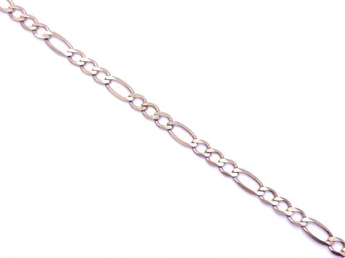 9ct Yellow Gold Figaro Anklet