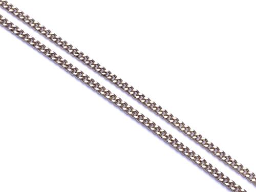 9ct Yellow Gold Curb Chain 20 inch
