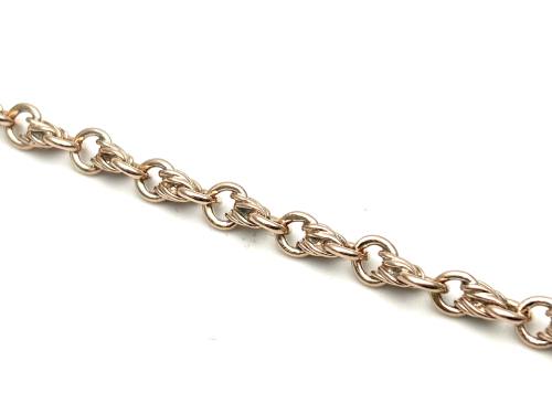 9ct Rose Gold Fancy Bracelet