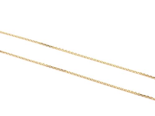 9ct Yellow Gold Trace Chain 16-18 Inch
