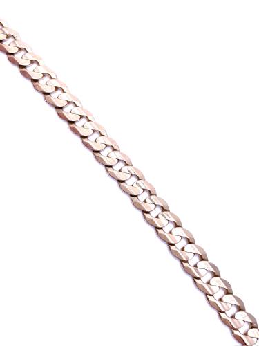 9ct Yellow Gold Flat Curb Bracelet