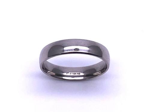 Palladium Plain Wedding Ring 4mm