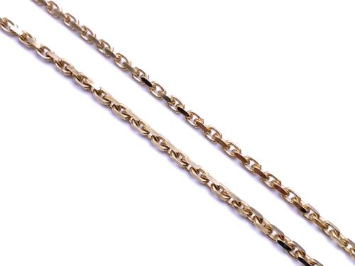 9ct Yellow Gold Belcher Chain 20 inch