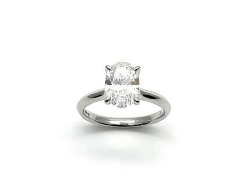 Platinum Laboratory Grown Diamond Ring 2.00ct