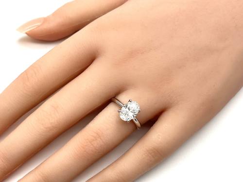 Platinum Laboratory Grown Diamond Ring 2.00ct