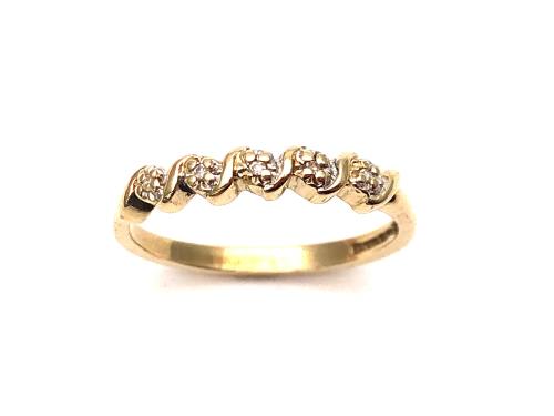 9ct Yellow Gold Diamond Eternity Ring