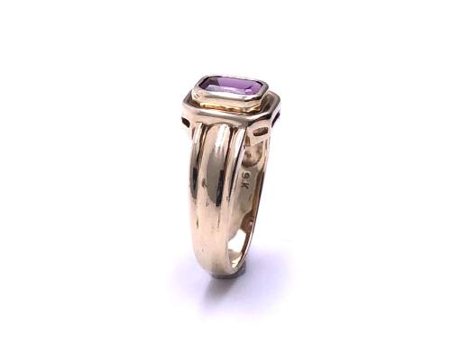 9ct Yellow Gold Rhodolite Garnet Ring