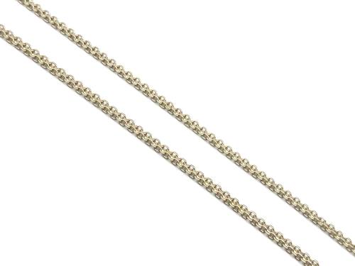 9ct Yellow Gold Fancy Chain 17 inch