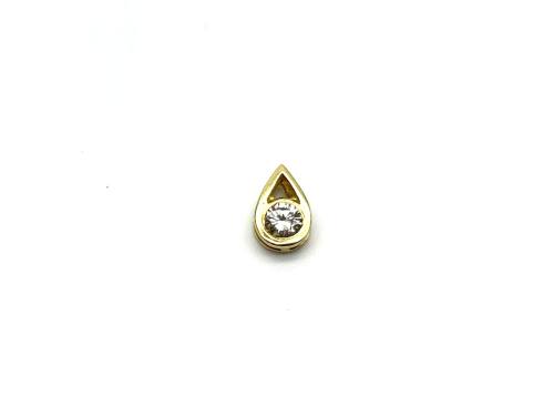 18ct Yellow Gold Diamond Pendant