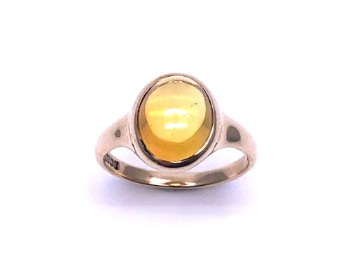 9ct Yelow Gold Yellow Paste Ring